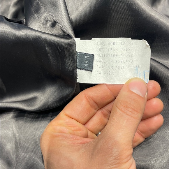 Wm. H. Leishman: British-Made Tweed double breasted Overcoat Size 44/54Eu/Large - Picture 13 of 13